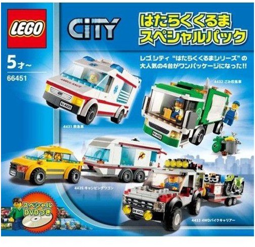 Конструктор LEGO (ЛЕГО) City 66451 City Traffic Super Pack 4-in-1
