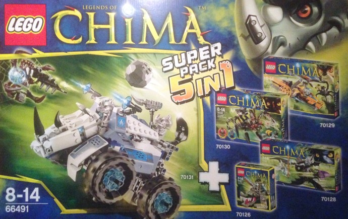 Конструктор LEGO (ЛЕГО) Legends of Chima 66491 Super Pack 5 in 1