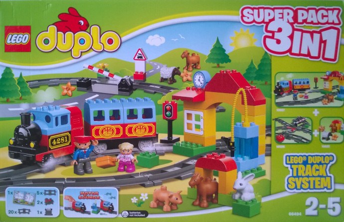 Конструктор LEGO (ЛЕГО) Duplo 66494 Train 3-in-1 pack