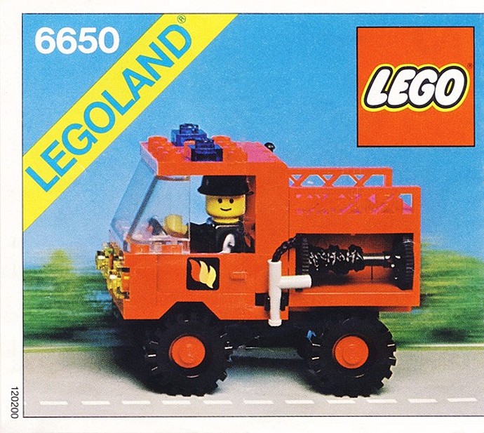Lego fire van deals