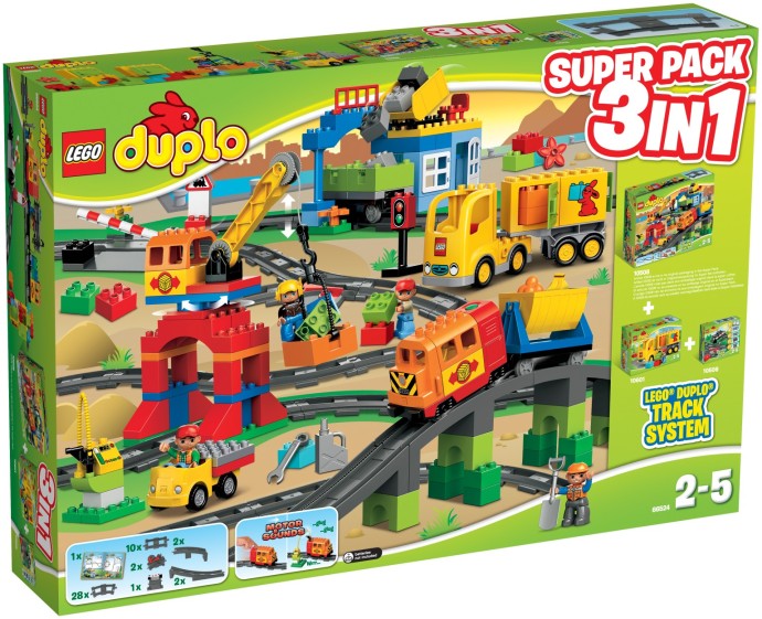 Конструктор LEGO (ЛЕГО) Duplo 66524 Train Super Pack 3-in-1