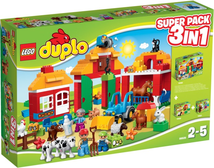 Конструктор LEGO (ЛЕГО) Duplo 66525 Farm Super Pack 3-in-1