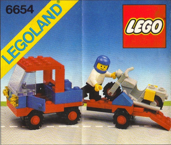 Конструктор LEGO (ЛЕГО) Town 6654 Motorcycle Transport
