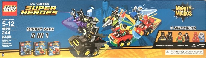 Конструктор LEGO (ЛЕГО) DC Comics Super Heroes 66545 Mighty Micros Mighty Pack 3 in 1