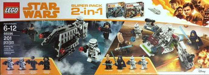 Конструктор LEGO (ЛЕГО) Star Wars 66596 Super Pack 2-in-1