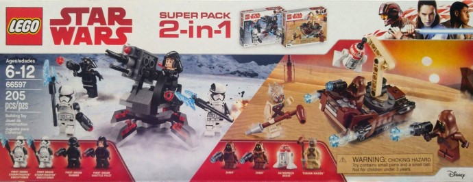 Конструктор LEGO (ЛЕГО) Star Wars 66597 2-in-1 Super Pack