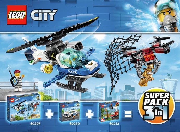 Конструктор LEGO (ЛЕГО) City 66619 Super Pack 3-in-1