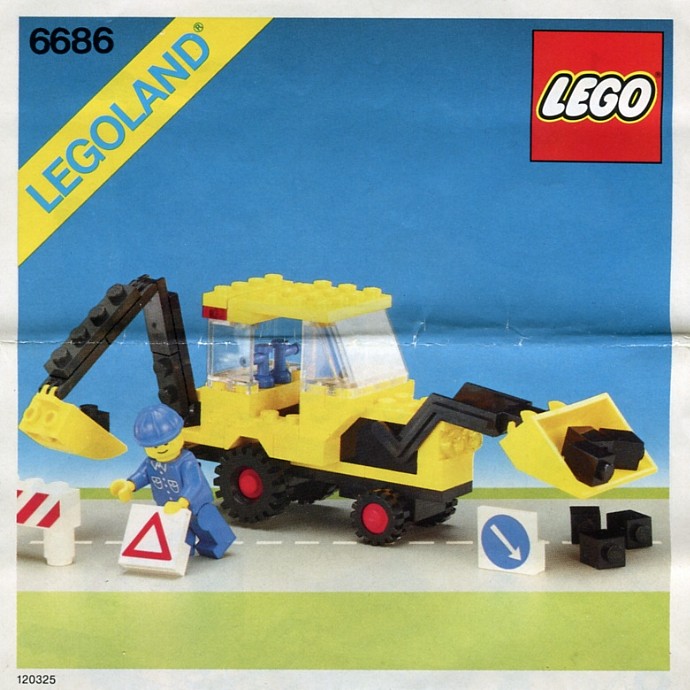 Конструктор LEGO (ЛЕГО) Town 6686 Backhoe