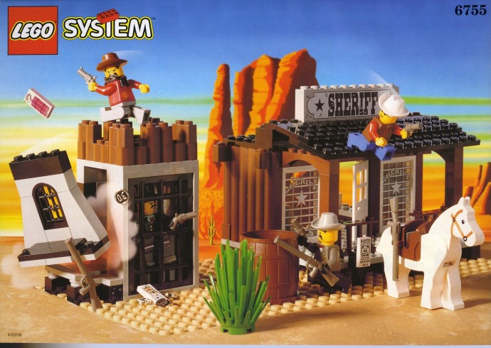 Конструктор LEGO (ЛЕГО) Western 6755 Sheriff's Lock-Up