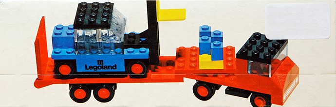 Конструктор LEGO (ЛЕГО) LEGOLAND 684 Low-Loader Truck with Forklift