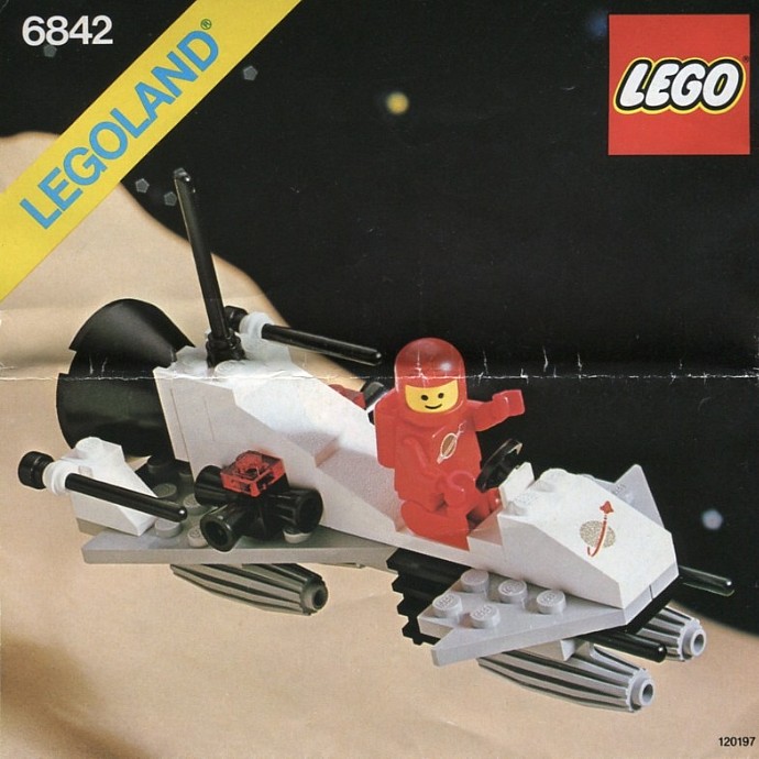 Small Space Shuttle Craft 6842 Space LEGO