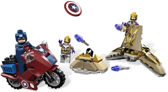 Конструктор LEGO (ЛЕГО) Marvel Super Heroes 6865 Captain America's Avenging Cycle