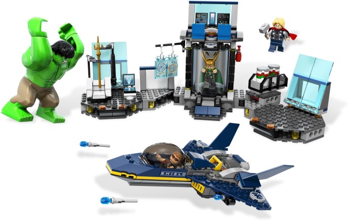 Конструктор LEGO (ЛЕГО) Marvel Super Heroes 6868 Hulk's Helicarrier Breakout