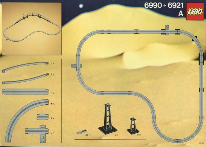 Конструктор LEGO (ЛЕГО) Space 6921 Monorail Accessory Track