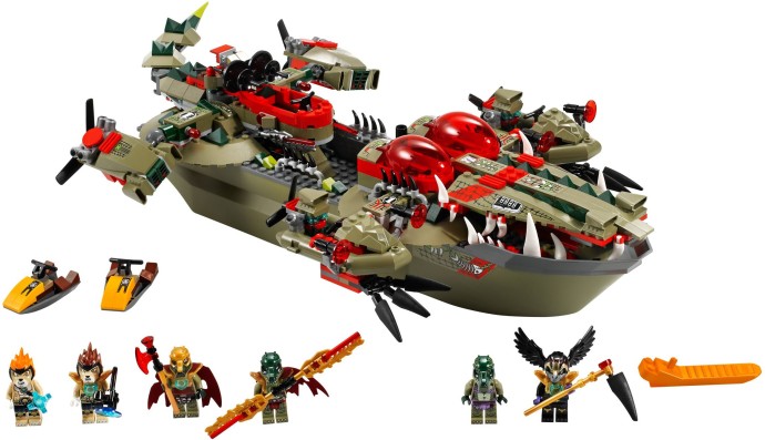 Конструктор LEGO (ЛЕГО) Legends of Chima 70006 Cragger's Command Ship