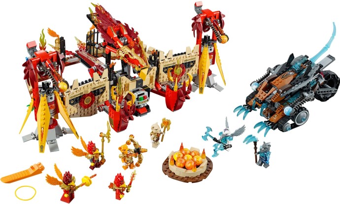 Конструктор LEGO (ЛЕГО) Legends of Chima 70146 Flying Phoenix Fire Temple