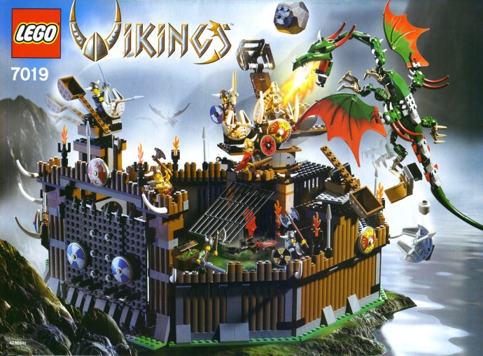 Конструктор LEGO (ЛЕГО) Vikings 7019 Viking Fortress against the Fafnir Dragon