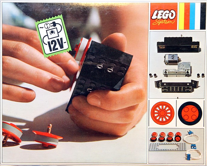 Конструктор LEGO (ЛЕГО) Trains 702 12V Motor with Accessories Pack