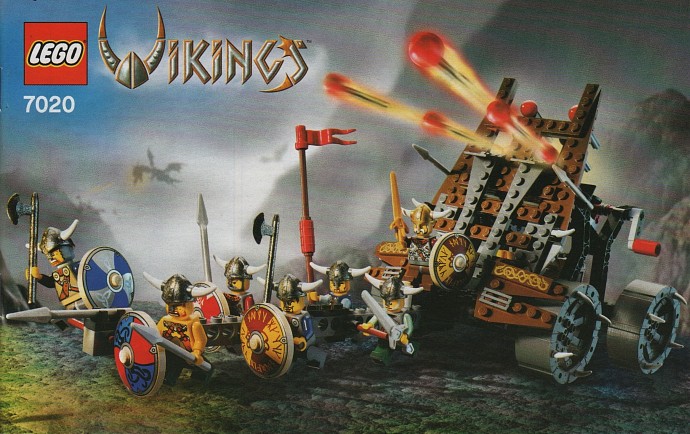 Конструктор LEGO (ЛЕГО) Vikings 7020 Army of Vikings with Heavy Artillery Wagon