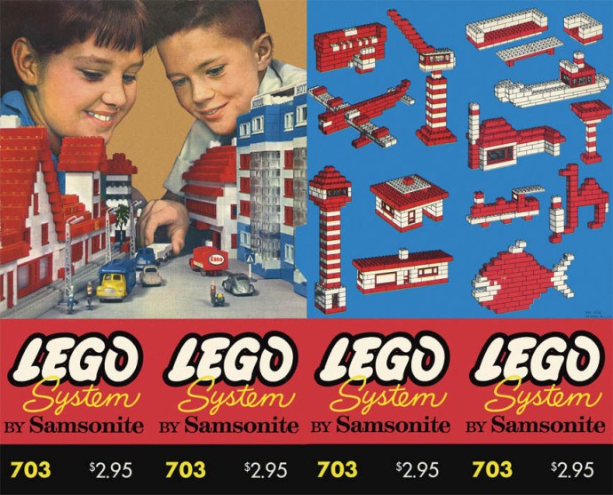 Конструктор LEGO (ЛЕГО) Samsonite 703 Small Basic Set