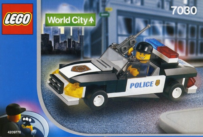 Конструктор LEGO (ЛЕГО) World City 7030 Squad Car