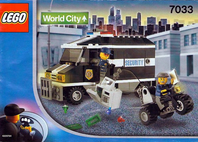 Конструктор LEGO (ЛЕГО) World City 7033 Armoured Car Action