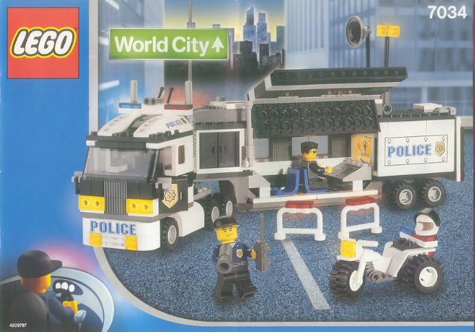 Конструктор LEGO (ЛЕГО) World City 7034 Surveillance Truck