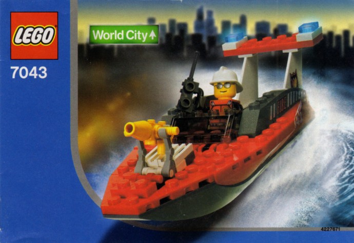 Конструктор LEGO (ЛЕГО) World City 7043 Firefighter