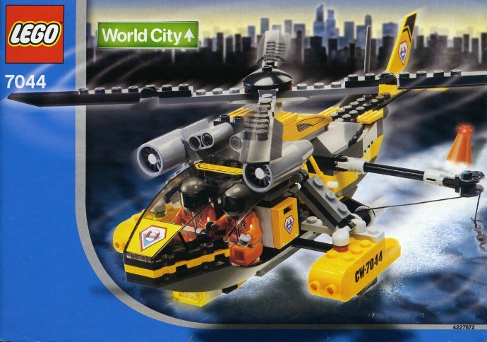 Конструктор LEGO (ЛЕГО) World City 7044 Rescue Chopper