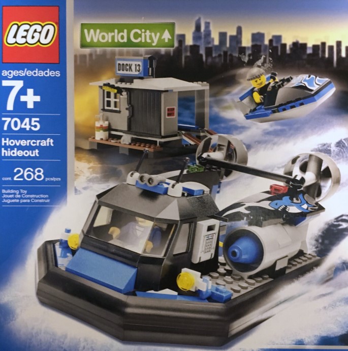 Конструктор LEGO (ЛЕГО) World City 7045 Hovercraft Hideout