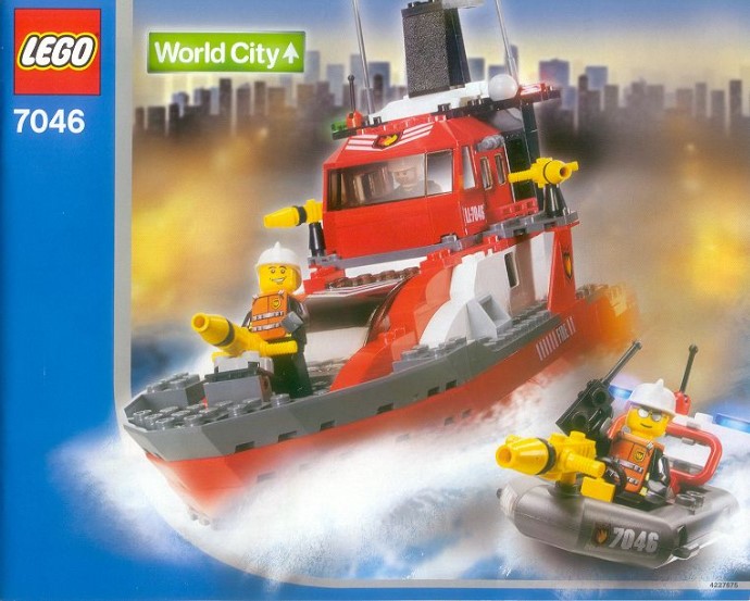 Конструктор LEGO (ЛЕГО) World City 7046 Fire Command Craft