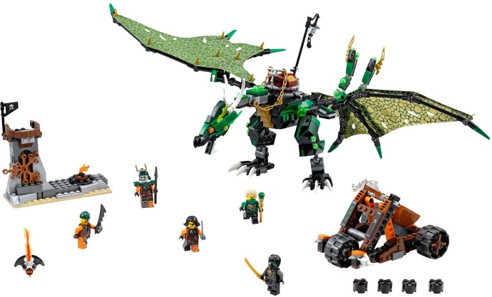 Конструктор LEGO (ЛЕГО) Ninjago 70593 The Green NRG Dragon