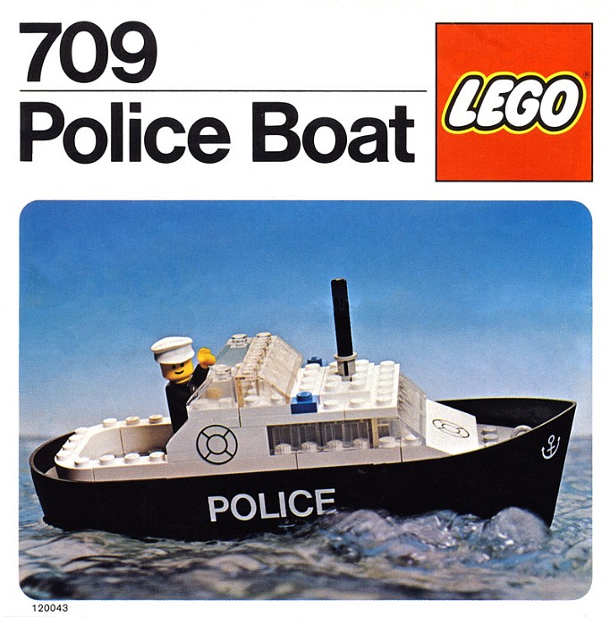 Конструктор LEGO (ЛЕГО) Town 709 Police Boat