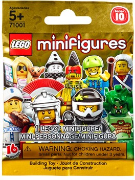 LEGO Minifigures Series 10 Random bag 71001 Collectable Minifigures LEGO