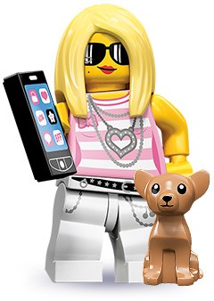 Конструктор LEGO (ЛЕГО) Collectable Minifigures 71001 Trendsetter