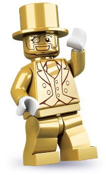 Конструктор LEGO (ЛЕГО) Collectable Minifigures 71001 Mr. Gold