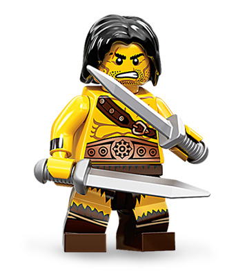 Lego barbarian minifigure deals