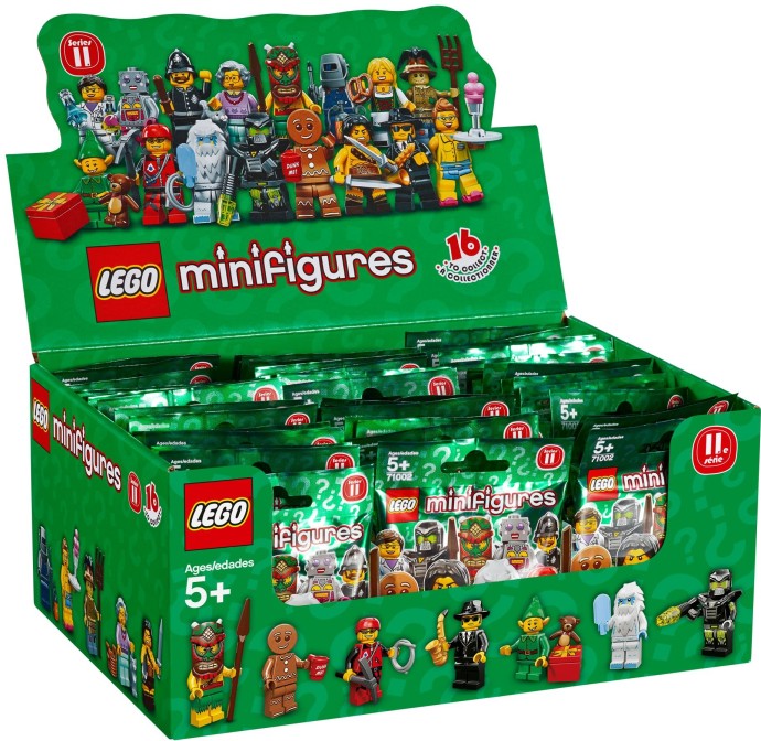 Конструктор LEGO (ЛЕГО) Collectable Minifigures 71002 LEGO Minifigures Series 11 - Sealed Box