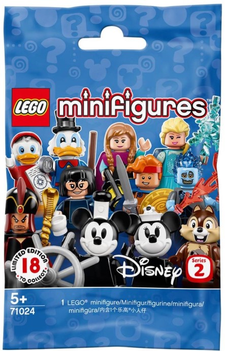 Конструктор LEGO (ЛЕГО) Collectable Minifigures 71024 LEGO Minifigures - The Disney Series 2 {Random bag}