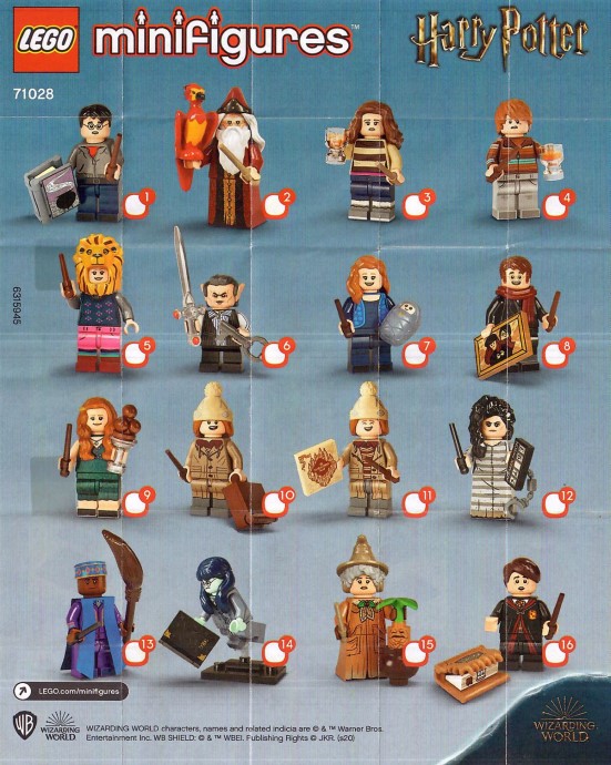 Конструктор LEGO (ЛЕГО) Collectable Minifigures 71028 LEGO Minifigures - Harry Potter Series 2 - Complete