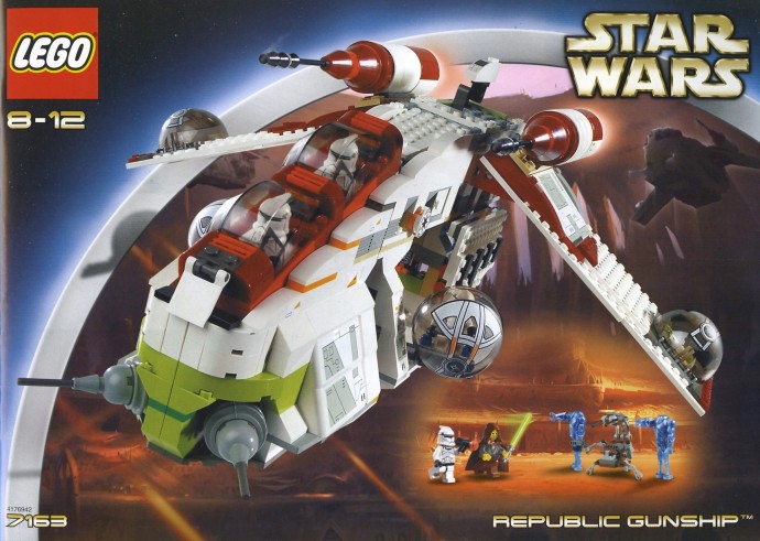 Конструктор LEGO (ЛЕГО) Star Wars 7163 Republic Gunship