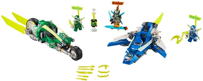 Конструктор LEGO (ЛЕГО) Ninjago 71709 Jay and Lloyd's Velocity Racers