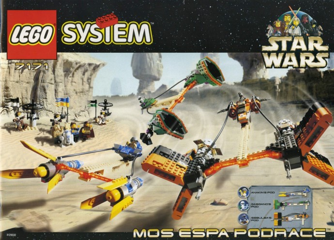 Конструктор LEGO (ЛЕГО) Star Wars 7171 Mos Espa Podrace