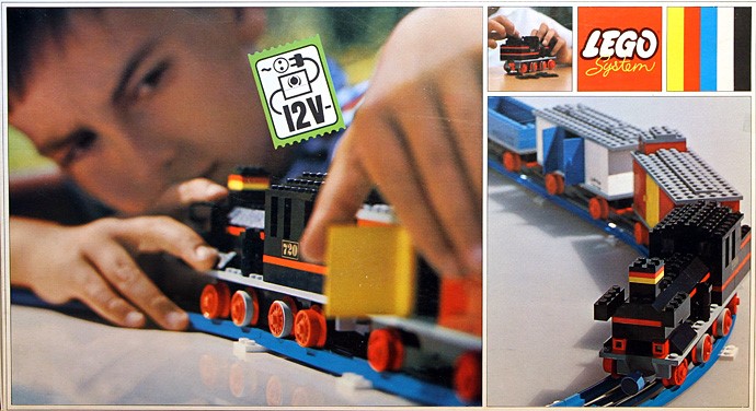 Train with 12V Electric Motor 720 Trains LEGO