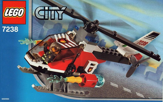 Конструктор LEGO (ЛЕГО) City 7238 Fire Helicopter