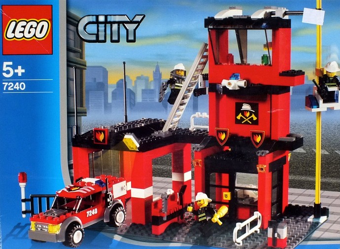 Конструктор LEGO (ЛЕГО) City 7240 Fire Station