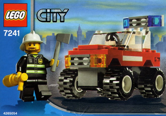 Конструктор LEGO (ЛЕГО) City 7241 Fire Car