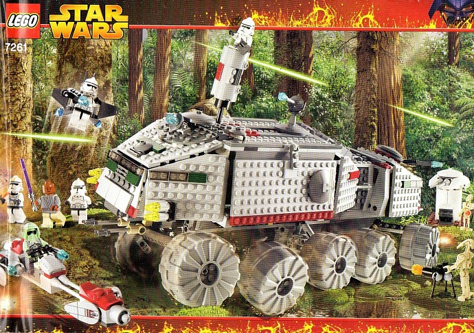 Конструктор LEGO (ЛЕГО) Star Wars 7261 Clone Turbo Tank