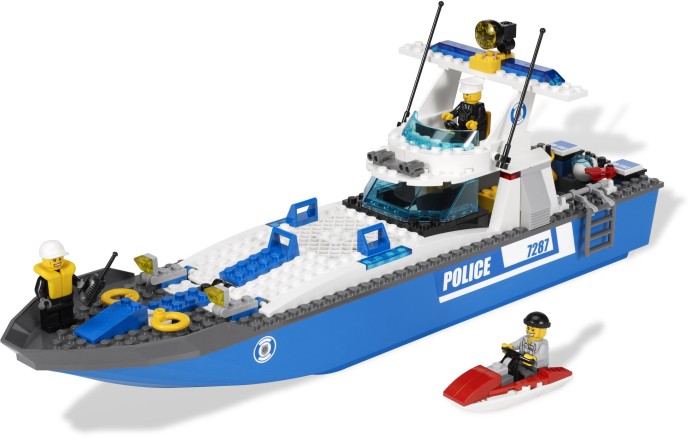 Lego city police ship clearance