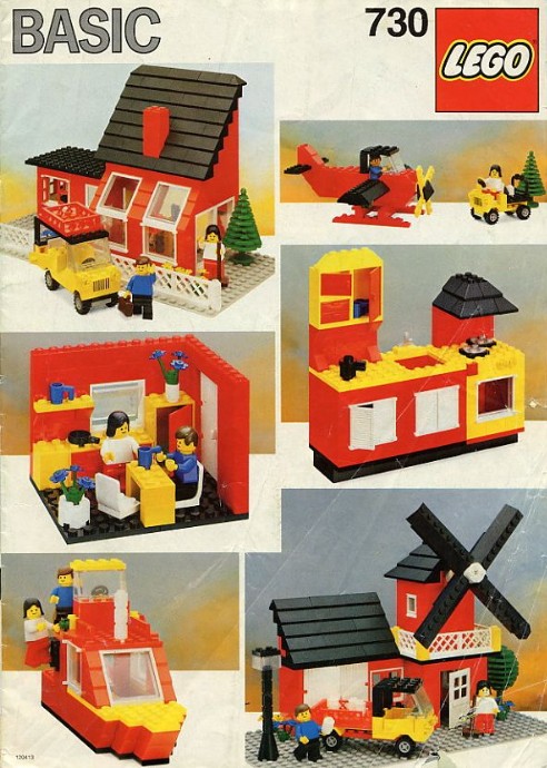 Конструктор LEGO (ЛЕГО) Basic 730 Basic Building Set, 7+
